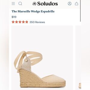 Soludos Marseille Espadrille Wedge